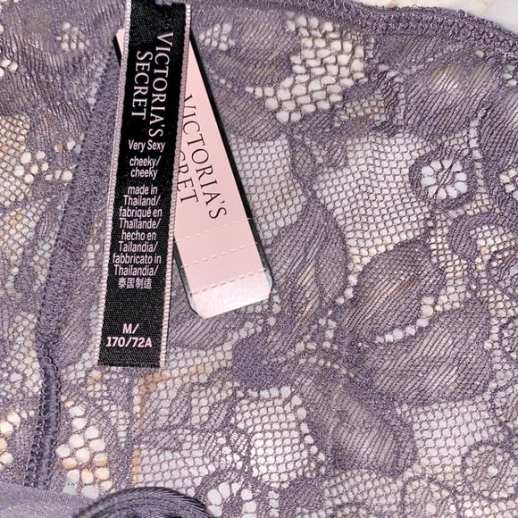 VS  VERY SEXY Micro Lace Inset Cheeky Panty Medium - Picture 7 of 8